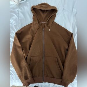 Brown Zip-Up